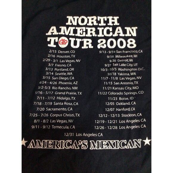 George Lopez Live In Concert Tour 2008 Size Large Short Sleeve Y2K T Shirt - Picture 4 of 9